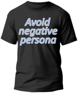 avoid negative persona